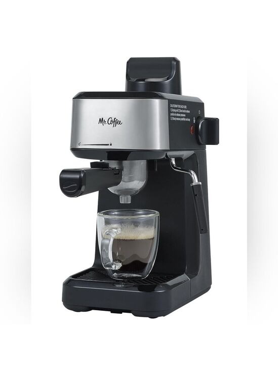 Mr. Coffee Other - Mr. Coffee Steam Espresso Maker with Stainless Steel Frothing Pitcher